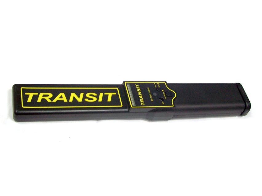 Detector de metales TRANSIT Transit-2 plástico negro Audio+Vibración+Luz.