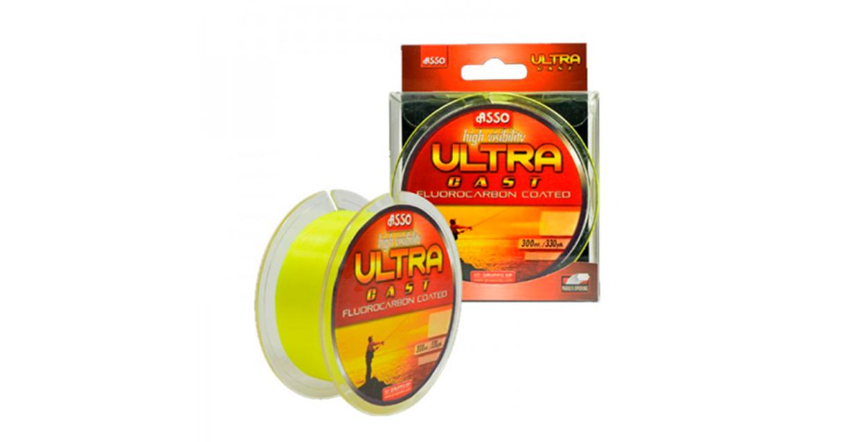 Sedal 0.32mm ARMAS Ultra Cast FYS x 300 Mtrs 12.4 Kg, 27.3 Lbs Nylon recubierto de Fluorocarbon, 300 Mt