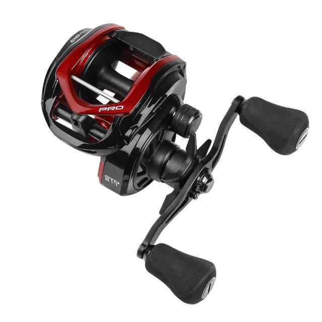 CARRETE BAITCASTING MARINE SPORTS TITAN BG PRO 12000 SHIL ALUMINIO / GRAFITO 0.33mm / 230 mt. 11+1 RODAJES, MANIJA IZQUIERDA, 8.1:1