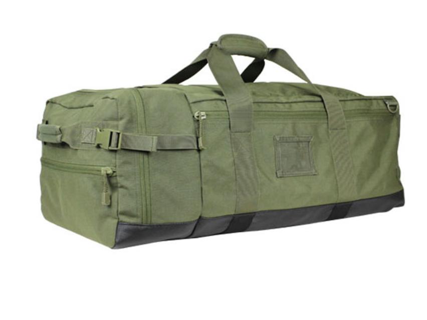 Bolsón tipo mochila Condor Colossus Duffle Bag (161-001) lona Verde 26"x10"x12" asas de mano y espalda