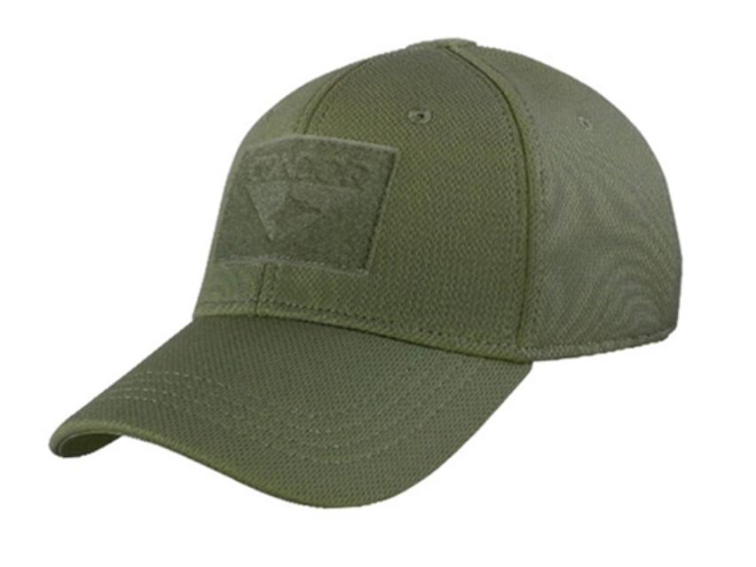 Gorra Tactica Condor Flex Cap (161080-001-S) Color Verde Talla # S-M Regulable.