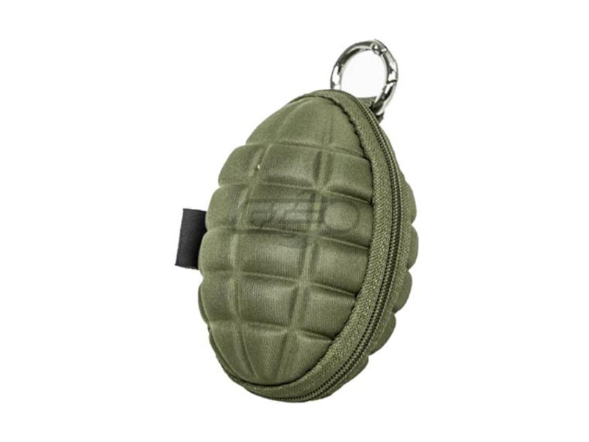 Porta llaves y accesorios Condor Grenade Key (221043-001) Color Verde Tipo Piña con argolla y cierre