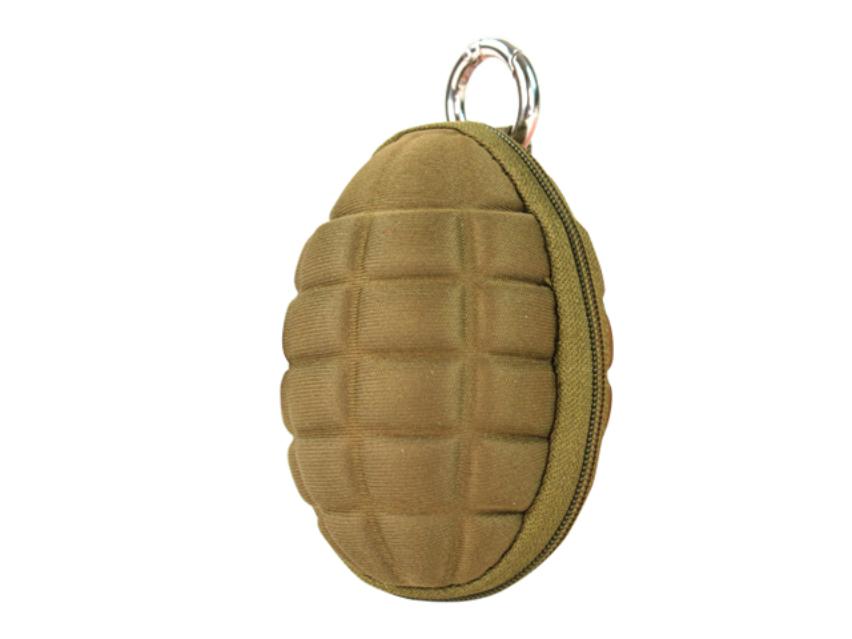 Porta llaves y accesorios Condor Grenade Key (221043-498) Color Coyote Tipo Piña con argolla y cierre.