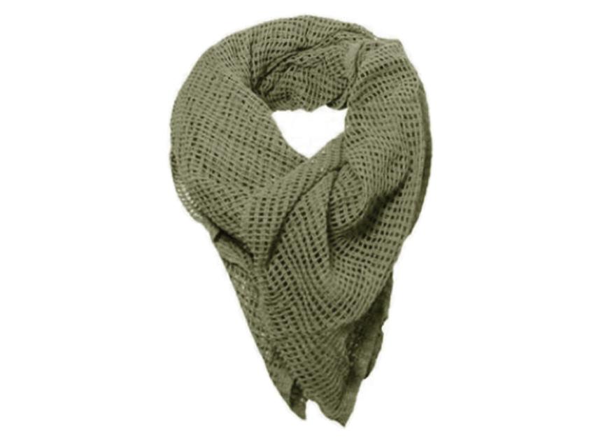 Malla de Tirador Condor Sniper Veil (225-001) Algodon Verde 48" x 40" c/. proteccion del cuello y rostro.
