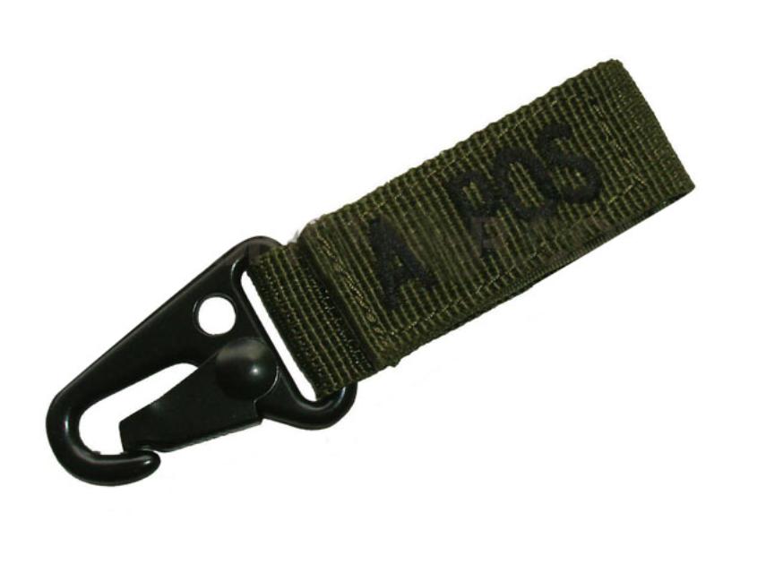 Llavero con grupo sanguineo Condor 239 A POS 001 verde A + Positivo con gancho negro (x 01)