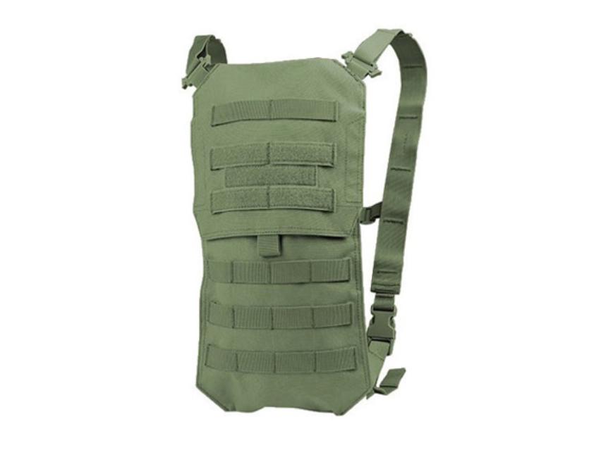 Mochila porta agua Condor Oasis Hydra Carrier (HCB3-001) nylon Verde de 2.5 Lts. con sistema MOLLE