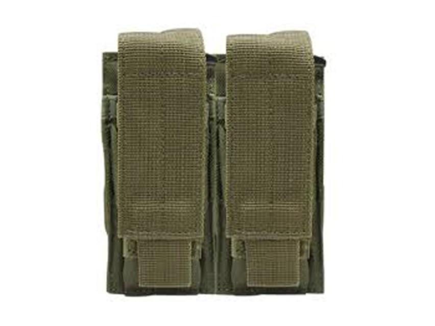 Porta Cargador Doble, Pistola Condor Pistol Mag Pouch (MA23-001) Color Verde hasta 2 cargadores con sistema MOLLE