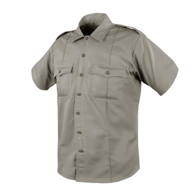 Camisa Táctica Condor Class B (101259-038-XL-R) Color Arena (Tan) Talla X-Large Regular, Manga Corta, Alg.-Poly.