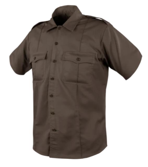 Camisa Táctica Condor Class B (101259-040-XL-R) Color Marrón Talla X-Large Regular, Manga Corta, Alg.-Poly.