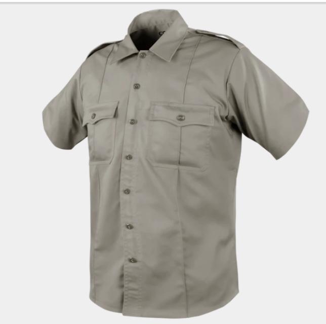 Camisa Táctica Condor Class B (101259-038-S-R) Color Arena (Tan) Talla Small Regular, Manga Corta, Alg.-Poly.