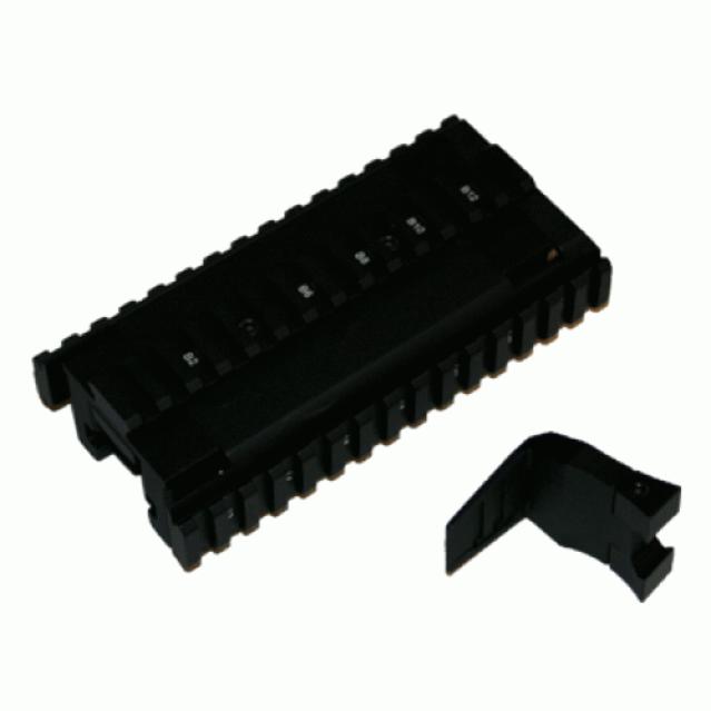 Riel Tático para Replica G2010 G&G Armament G-03-117 (for G2010) color negro (01 pza.) para réplicas de Airsoft.