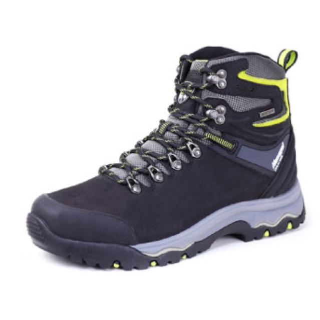 Botines para Caminatas HANAGAL 13378 - Herdsman cuero-nylon plomo Talla # 43 caña 6", suela antideslizante-flexible.